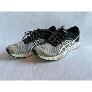 Women's Asics Ortholite FuzeXLyte Sneakers/Running Shoe, Black/White Size 11